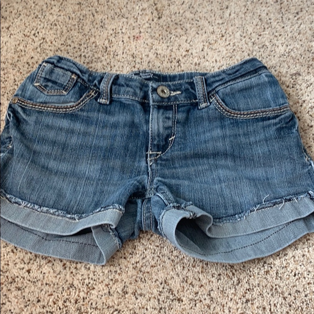 Denim shorts